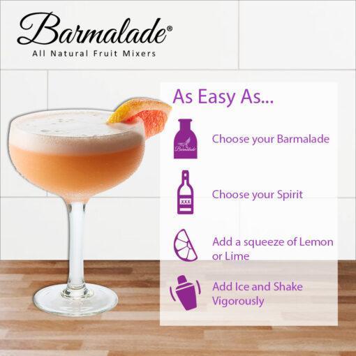 Grapefruit-Elderflower Barmalade 10oz-All Natural Cocktail Mixer - Image 3