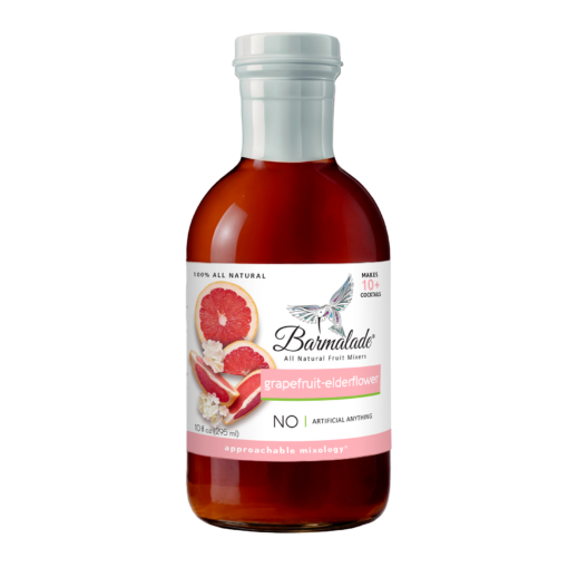 Grapefruit-Elderflower Barmalade 10oz-All Natural Cocktail Mixer