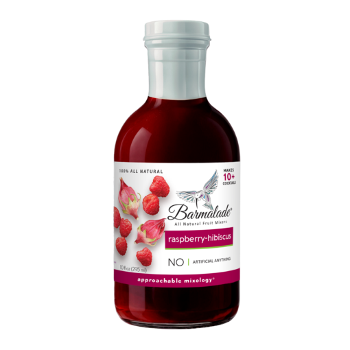 Raspberry-Hibiscus Barmalade 10oz-All Natural Cocktail Mixer