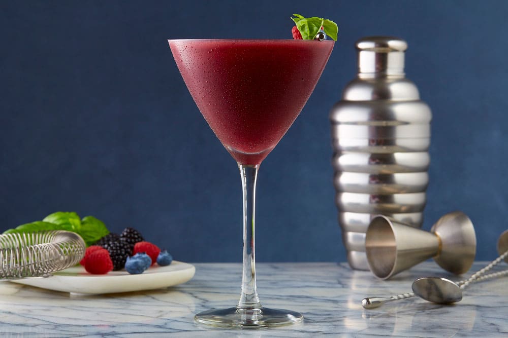 berry basil cosmopolitan